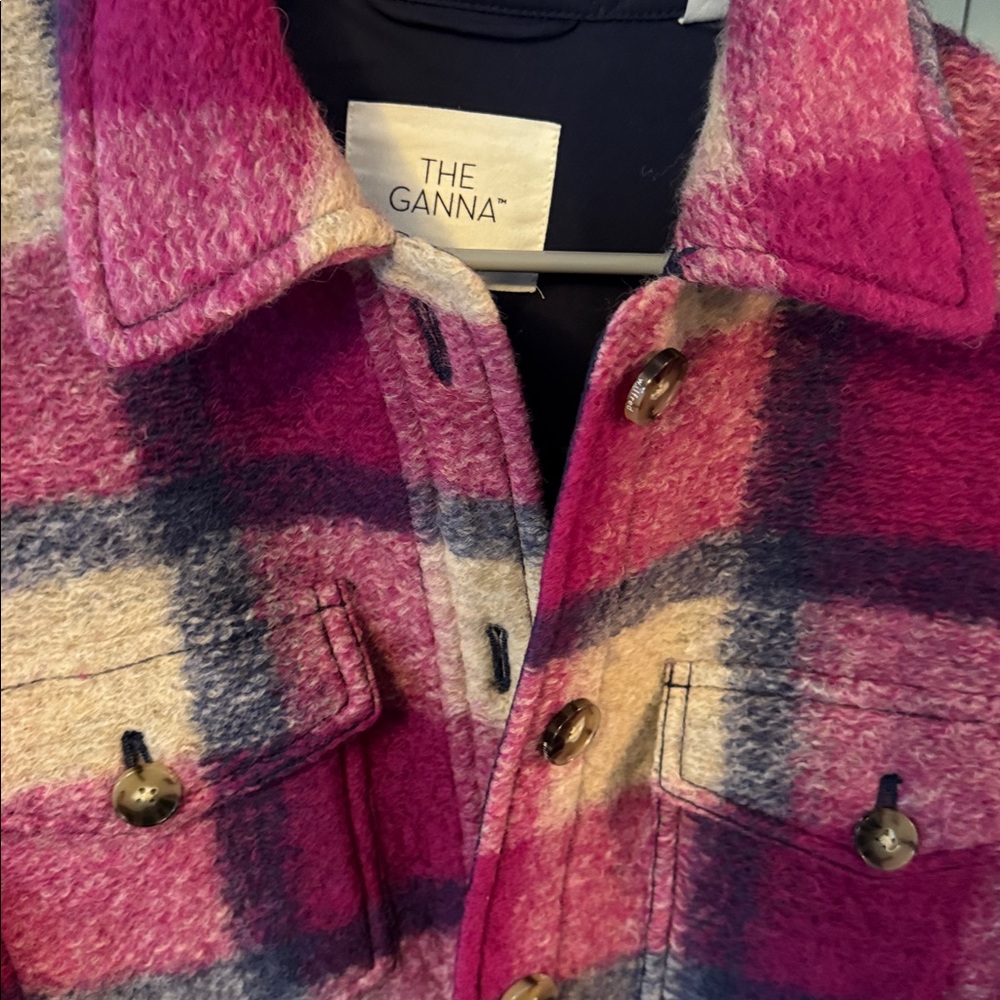 The Ganna Plaid Wilfred Free Wool-Blend Jacket - Picture 3 of 9